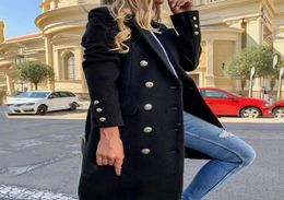 2022 Women Leather Jacket Ladies Top Lapel Solid Colour Button Pockets Slim Long Coat Classic Ladies Designer Clothing Yellow Black4964739