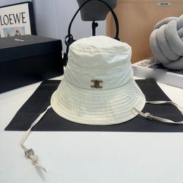 Sun Caps Bucket Hat Hat Casual Unsisex Caps Designer Visores reversíveis Cap de Cap versátil Summer Fisherman's Hat's Minimalismo Nórdico Vento