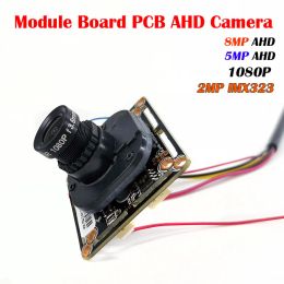 Cameras Low illumination AHD Camera Module Board PCB 2MP IMX323 2000TVL AHD HD 5MP 1080P IRCut Night Vision M12 Lens CCTV Security Came