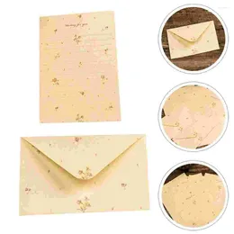 Gift Wrap Letterhead Envelope Greeting Paper Kit Writing The Valentine Envelopes Floral With Papers Stationery