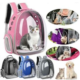 Cat Carriers Transparent Outdoor For Small Dog Travel Cage Breathable Space Pet Transport Bag Carrier Bags