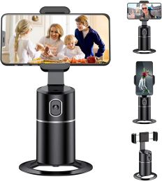 Monopods Auto Face Tracking Phone Holder Tripod Gimbal stabilizer 360° Rotation Cell Phone Stand for TIK Tok Vlog Live YouTube