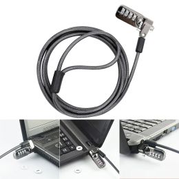 Lock Notebook Laptop Combination Lock Security Cable 4 Digit Password Protections Anti Theft Device GK99