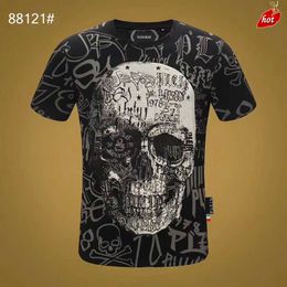 Plein Bear t Shirt Mens Designer Tshirts Brand Clothing Rhinestone Skull Men T-shirts Classical High Quality Hip Hop Streetwear Tshirt Casual Top Tees Pb 11264 KUXJ