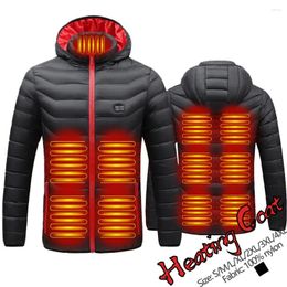 Hunting Jackets 11 Zone Electric USB Charging Heated Jacket Warm Outdoor Sports Self Heating Women Vest Winter Men