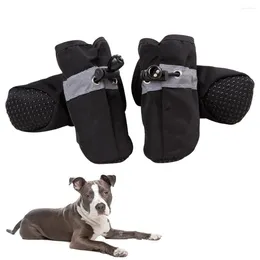 Dog Apparel Legendog 4pcs Soft-Soled Shoes Waterproof Nylon Pet Care Accessories For Small Cats Puppy Dogs Socks Booties