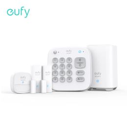 Detector eufy Security 5Piece Smart Home Set Motion Sensor Security System with 2 AntiTheft Sensors