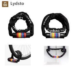 Lock Lydsto Rainbow Lock Color Without Key Security Guard FiveDigit Code Alloy Material Canvas Cloth Cover 100 000 Random Combinatio