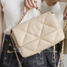 10A TOP quality 19 bag designer bags 26cm lady Handbags crossbody bags sheepskin shoulder bag chain bags With box C008