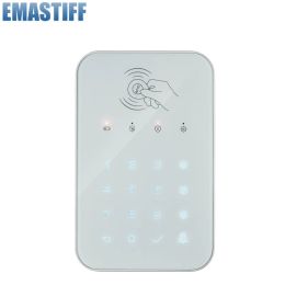 Keyboard 433mhz Wireless Touch Keypad for PG103 PG107 W2B W7B W4B Home Security WIFI GSM Alarm System RFID Card Disarm Wireless Password