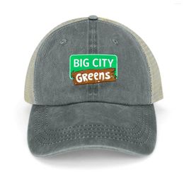 Berets Big City Greens Show Cowboy Hat Streetwear Uv Protection Solar Sunscreen Hats For Women Men's