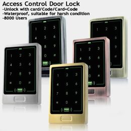 Readers Garage/Office opener RFID Door Lock Doorbell/Keypad 125KHz Card Reader/Code Wiegand 26/34 Metal Electronic Digital Lock