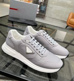 Top Quality 1.1 Men Prax 01 Re-Nylon Sneakers Shoes Fabric Light Rubber Sole Trainers Excellent Perfect Man Casual Walking EU38-46 With Box