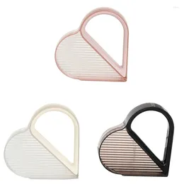 Kitchen Storage Clothes Hanger Travel Indoor Rack Plastic Portable Love Heart Drying Household Supplies