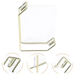 Frames Acrylic Po Frame For Desk Display Set Up Picture Holder Iron Household With Stand Office Home