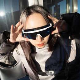 2024 Top designers New luxury designer P's big frame riding sunglasses net red stars ski goggles SPS01Y Sunglasses