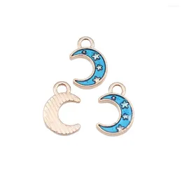 Charms 10pcs/lot Moon For Jewellery Making Car Accessories