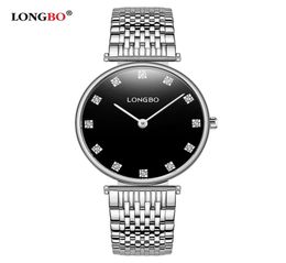 LONGBO Brand Fashion Lovers Watches Waterproof Stainless Steel Women Men Quartz Wristwatch Classic Couple Watch Reloj Gifts 50959161819