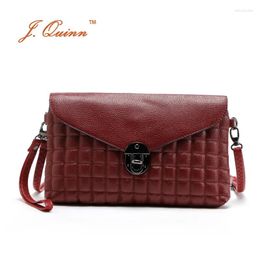 Shoulder Bags J.Quinn 2024 Diamond Lattice Small Single Womens PU Leather Crossbody Handbag Burgundy Pink Lady Bag