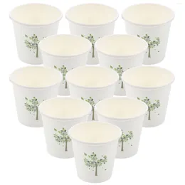 Disposable Cups Straws Tasting Cup Bath Small Paper 3oz Mouthwash Rinse Bulk Washing Bathroom Drinking Glasses