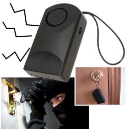 Detector Door Alarm Security Door Alarm Wireless Vibration Alarm 120dB Alarm Sound Safe Prevent Theft Door Window Alarm Sensor for Home