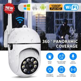Cameras WIFI IP Security Camera PTZ Outdoor HD Full Colour 360° Surveillance Wireless AP Hotspot Human Tracking Indoor Video Monitor