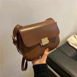 Shoulder Bags Bag Women Retro Small Square 2024 Autumn And Winter Trend Fashion All-match One-shoulder Messenger Female