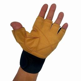 Half Finger Gym Gloves Weightlifting Dumbbell Pull Ups Training Bodybuilding Wearproof Fitness Gloves 240322