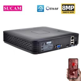 Recorder 9/16/32 Channel 4K 8MP IP CCTV NVR XMeye Face Motion Detection Security H.265 Network Video Recorder for 4MP 5MP 8MP IP Camera