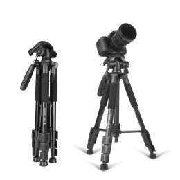 Monopods New Zomei Tripod Z666 Professional Portable Travel Aluminium Camera Tripod Accessories Stand with Pan Head for Canon Dslr Camera