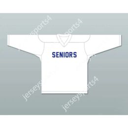 Gdsir Custom SENIORS 77 WHITE HOCKEY JERSEY DAZED AND CONFUSED NEW Top Ed S-M-L-XL-XXL-3XL-4XL-5XL-6XL