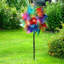 Garden Decorations Bird Repellent Decoration Repeller Windmill Spinner Children Kids Toys Easy Installation For Outdoor Lawn Yard