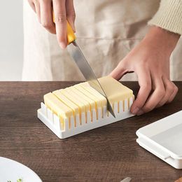 Plates Cheese Butter Storage Box With Lid Fresh-Keeping Boxes Tools Cutting Eco-Friendly Case Home Kitchen Accessories