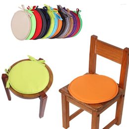 Pillow 38cm Round Chair Removable Soft Sponge Tied Home Fabric Thickening Dining Non-slip S