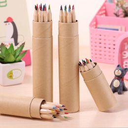 Pencils 15 Boxes High Quality 12 Colors Colored Pencils New Wooden Writing Painting Pencils For Kids Gift School Supplies stationery