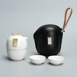 Teaware Sets White Porcelain Kungfu Travel Tea Set Cups And Mugs Coffeeware Teacups Cup Coffee Teapot Teeware Teware Gaiwan