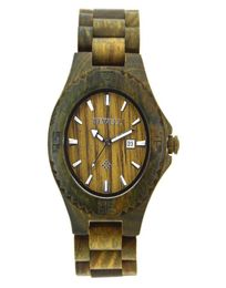 Wristwatches BEWELL W023B Sell Men Wood Watch Quartz Watches Wooden Band Calendar Luxury Male Dress Relogio Masculino6057352