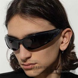 High quality fashionable New luxury designer ins trendy cat eye concave Sunglasses hip-hop fashion wear sunglasses BB0253