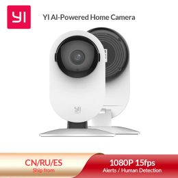 Intercom Yi 1080p Smart Home Camera Indoor Ai Human/dog Cat Pet Wifi Security Cam Surveillance System with Night Vision Activity Zone