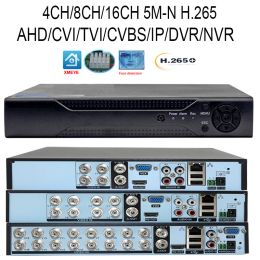 Scales H.265 5mn 1080p Ip Dvr Xmeye Nvr 4/8/16 Channel Video Surveillance System 5 in 1 Ahd Tvi Cvi Hybrid Dvr Recorder for Cctv Cam