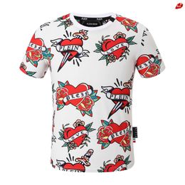 Plein Bear t Shirt Mens Designer Tshirts Brand Clothing Rhinestone Pp Skulls Men T-shirt Round Neck Ss Love Hip Hop Tshirt Top Tees 161278 51MI