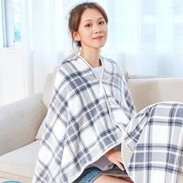 Blankets Modern Simple Skin-Friendly Lamb Fleece Double-Layer Shawl Blanket Office Nap Cover Home Soft Multi-Functional