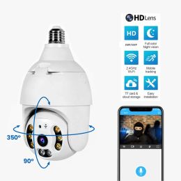 Cameras 5MP HD Camera Wifi Smart 360° Panorama IP Camera Light Bulb Home Security CCTV Surveillance Pet Camera Security System