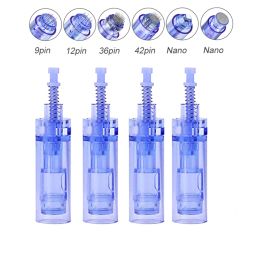 Machine High Quality Blue 9/12/36/42 Microneedling Nano Needle Derma Pen Needle Cartridge Tattoo Bb Glow Needle for Dermapen Ultima A1