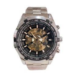 69 Swiss Men's Fashion Steel Band Fully Automatic Hollow Mechanical Watch 31