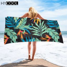 Accessories Tropical Plants Print Microfiber Pool Beach Towel Quick Fast Dry Sand Outdoor Travel Swim Blanket Bath Towles Thin Yoga Mat