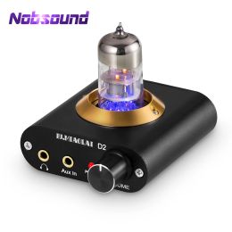 Amplifier Nobsound Super Mini Vacuum Tube Headphone Amplifier Home Stereo Desktop Audio Preamp