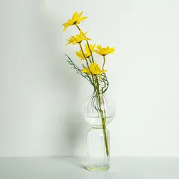 Vases Flower Vase For Table Decoration Living Room Decor Flowers Arrangement Handmade