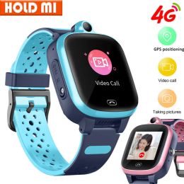 Watches A81 4G smart watch video call SOS Alarm GPS positioning steps wifi weather IP67 waterproof kids smartwatch Baby watch