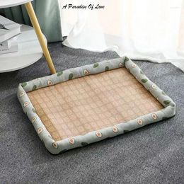 Dog Apparel Nest Cool Square Sleeping Floor Mat Summer Cat Pet Supplies Puppy Bed Clippers Toys Accessories For Dogs Coat